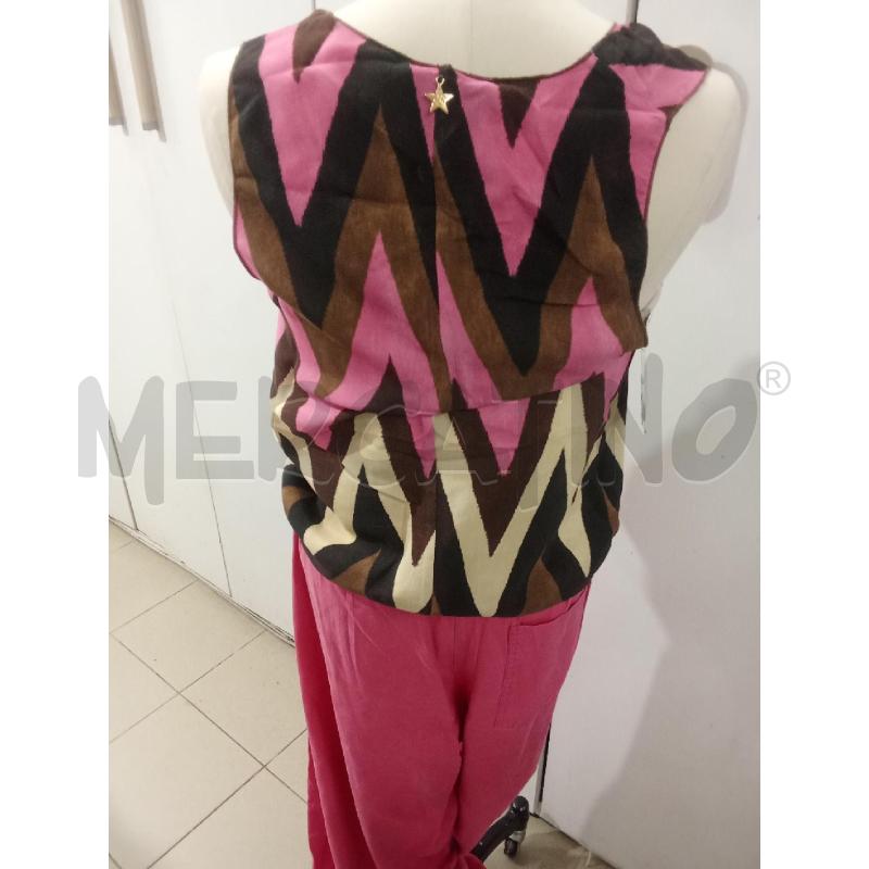COMPLETO DONNA FUCSIA PANMTALONE E CANOTTA SOUVENIR | Mercatino dell'Usato Benevento 3