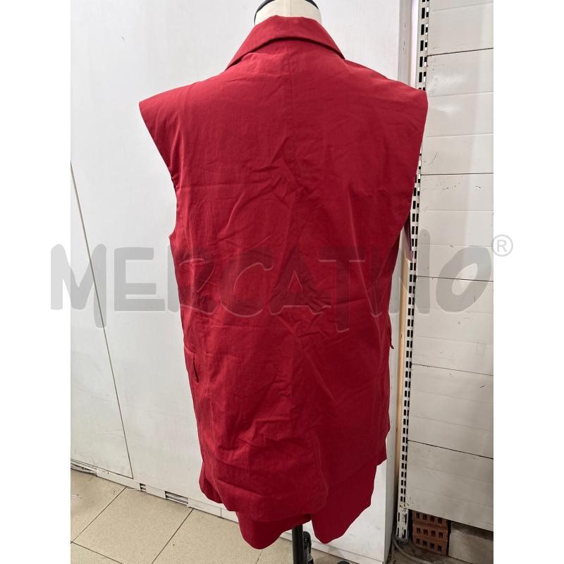COMPLETO DONNA ROSSO GILET+PANTALONCINO MNG | Mercatino dell'Usato Benevento 2
