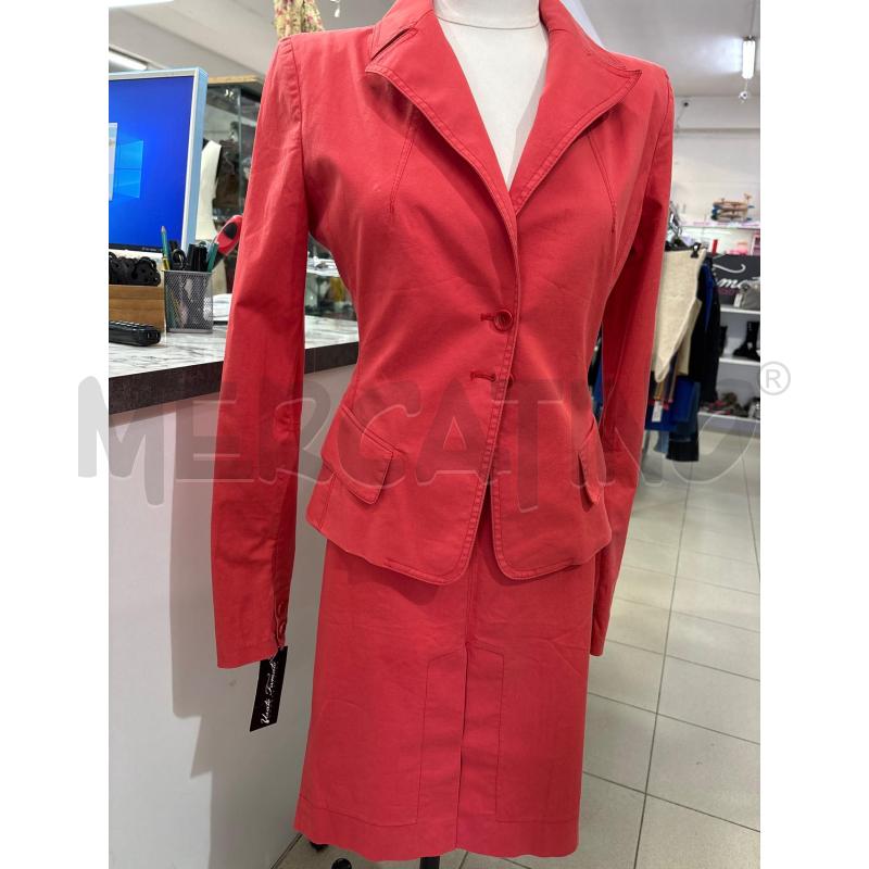 COMPLETO DONNA ROSSO PATRIZIA PEPE GIACCA+PANTALONE  | Mercatino dell'Usato Benevento 1