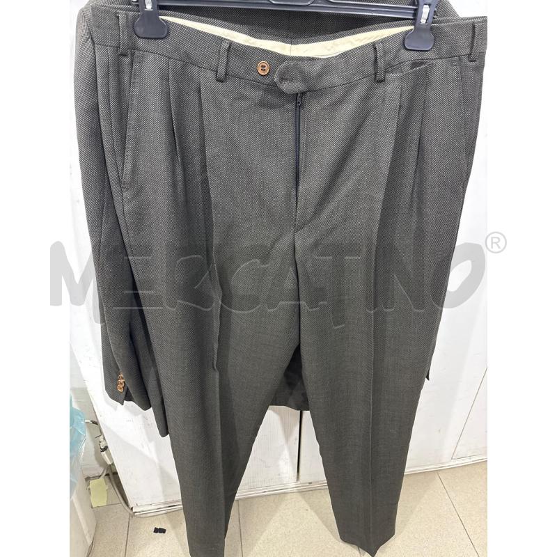COMPLETO UOMO AQUASCUTUM GRIGIO 100%LANA GIACCA TRE BOTTONI  | Mercatino dell'Usato Benevento 2
