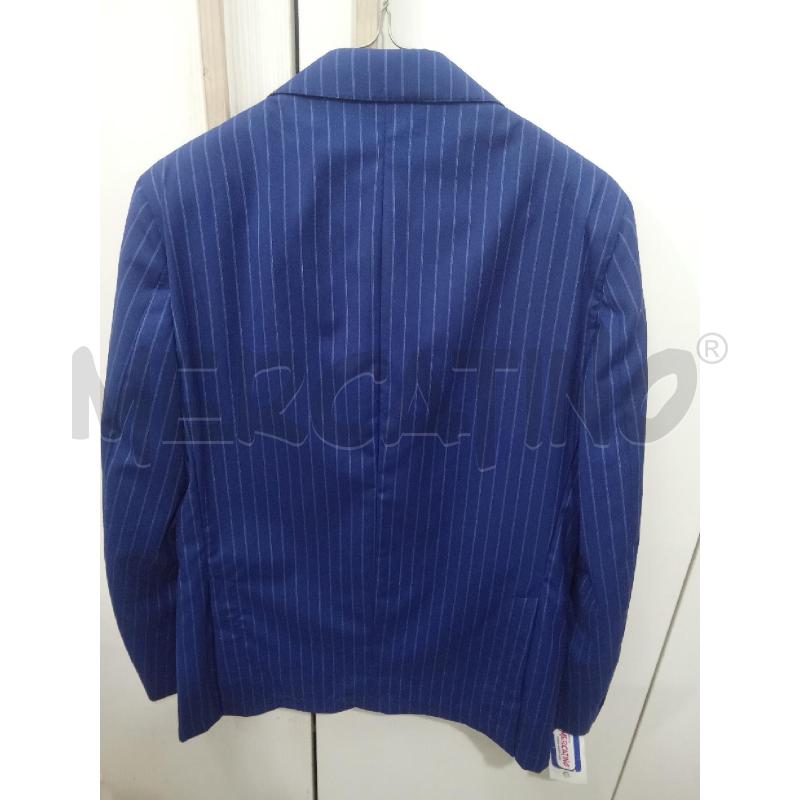 COMPLETO UOMO BLU ELETTRICO RIGHE GUABELLO | Mercatino dell'Usato Benevento 4