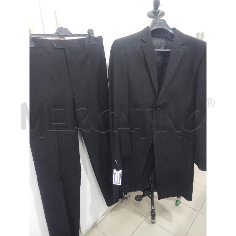 COMPLETO UOMO NERO GESSATO CARLO PIGNATELLI | Mercatino dell'Usato Benevento 1