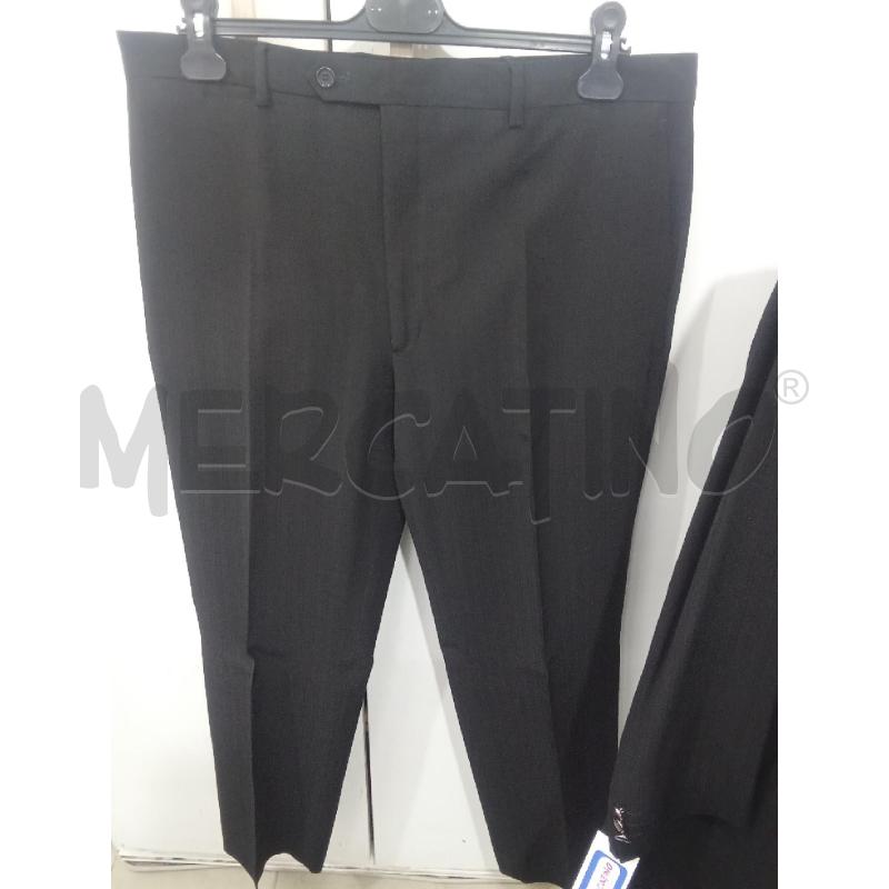 COMPLETO UOMO NERO GESSATO CARLO PIGNATELLI | Mercatino dell'Usato Benevento 4