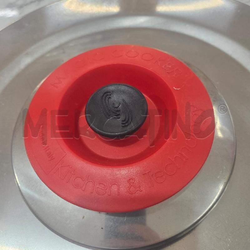 COPERCHIO ACCIAIO TONDO INS ROSSO MAGIC COOKER | Mercatino dell'Usato Benevento 2
