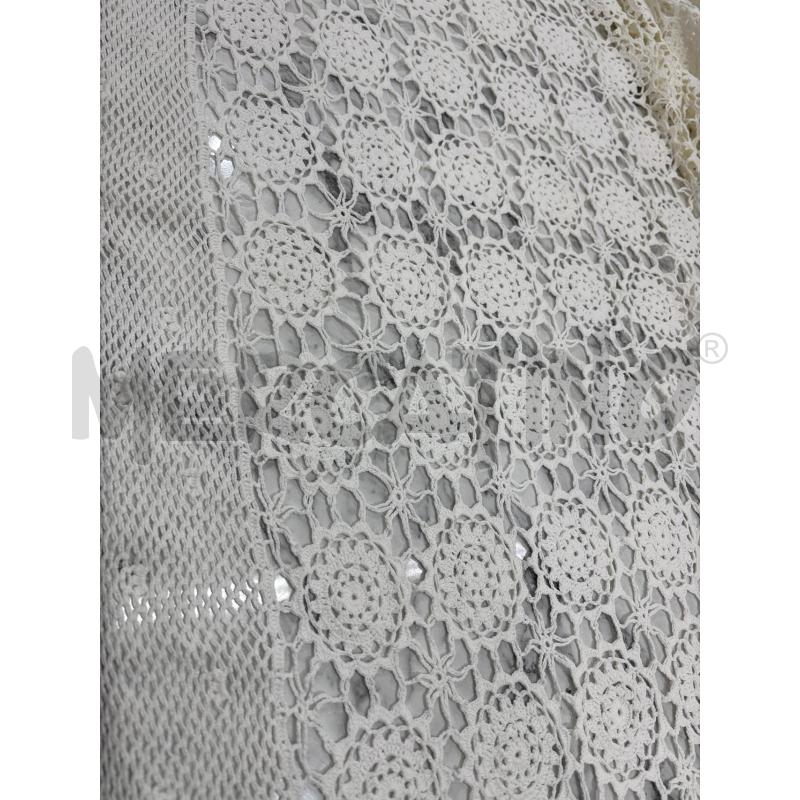 COPRI LETTO MATRIMONIALE UNCINETTO BIANCO + FEDERE | Mercatino dell'Usato Benevento 1