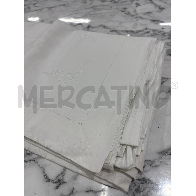 COPRI LETTO + 2 FEDERE BIANCO RICAMO FIORI | Mercatino dell'Usato Benevento 3