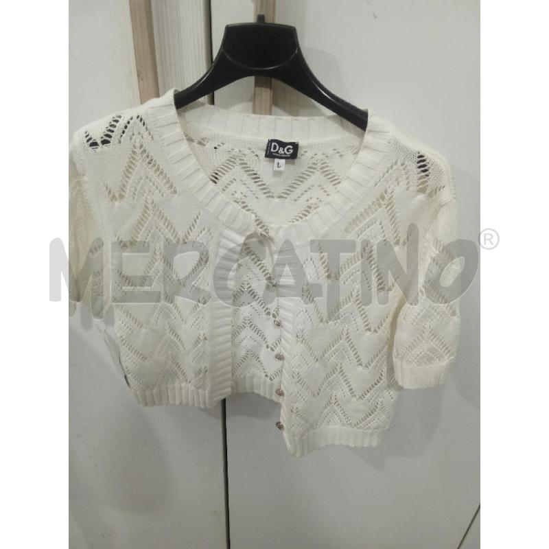 COPRI SPALLA BIANCO EFFETTO UNCINETTO DOLCE E GABBANA | Mercatino dell'Usato Benevento 2