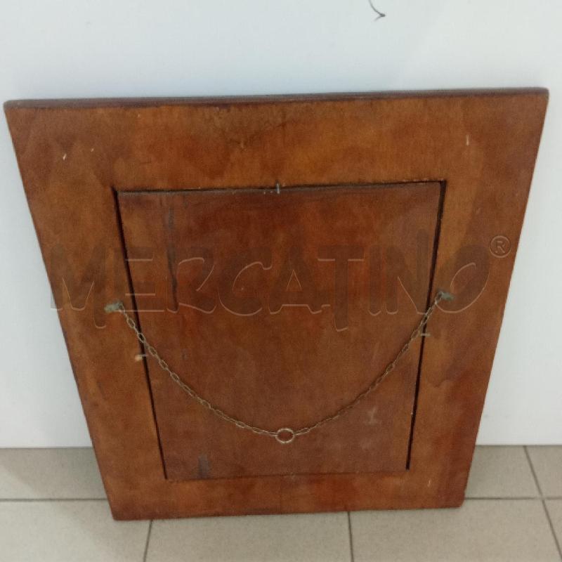 CORNICE LEGNO MARRONE RETTANGOLARE | Mercatino dell'Usato Benevento 3