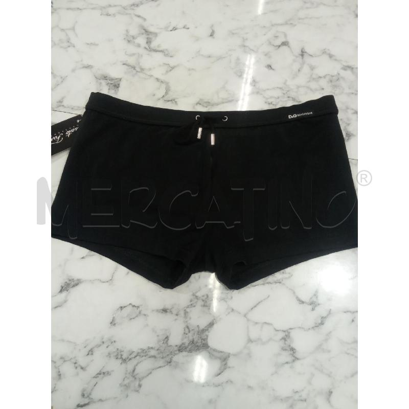 COSTUME UOMO NERO PANTALONCINO DOLCE E GABBANA BEACHWEAR | Mercatino dell'Usato Benevento 1