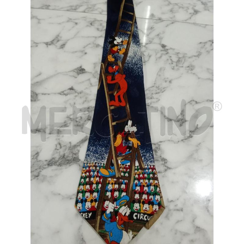 CRAVATTA BLU CON TOPOLINO,PLUTO E PIPPO A.P.C | Mercatino dell'Usato Benevento 2
