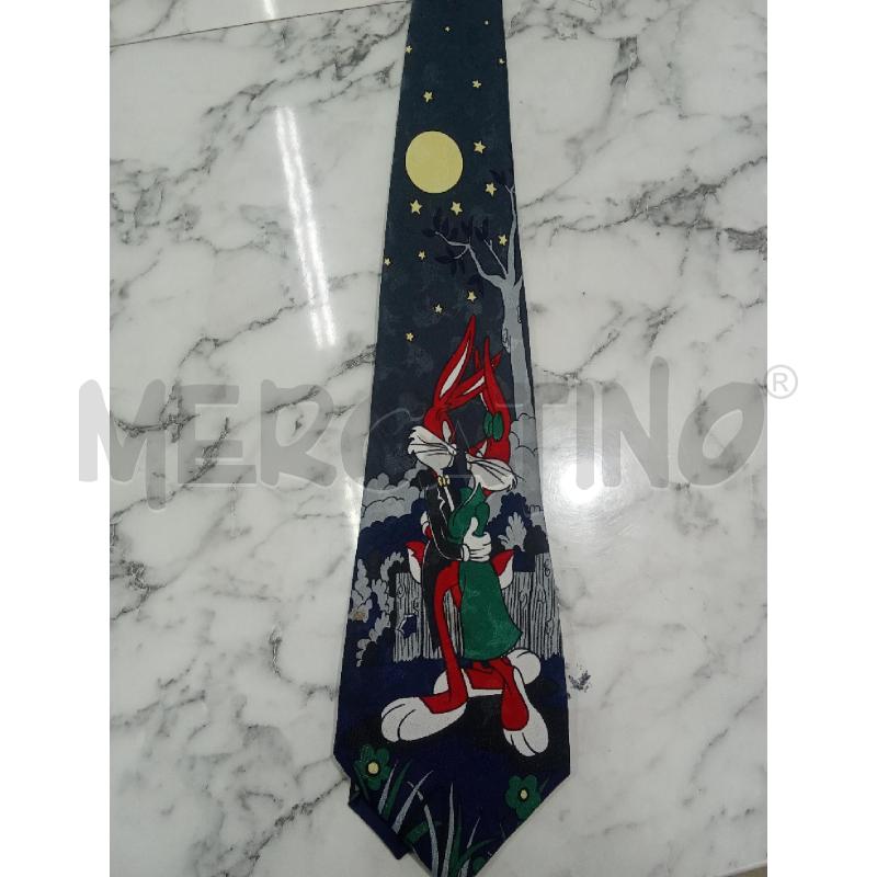 CRAVATTA BUGS E LOLA BANNY FANTASIA BLU | Mercatino dell'Usato Benevento 1