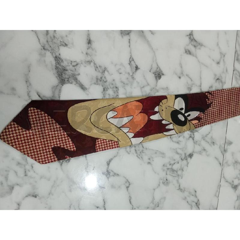 CRAVATTA TAZ MARRONE MORE DESIGN  | Mercatino dell'Usato Benevento 1