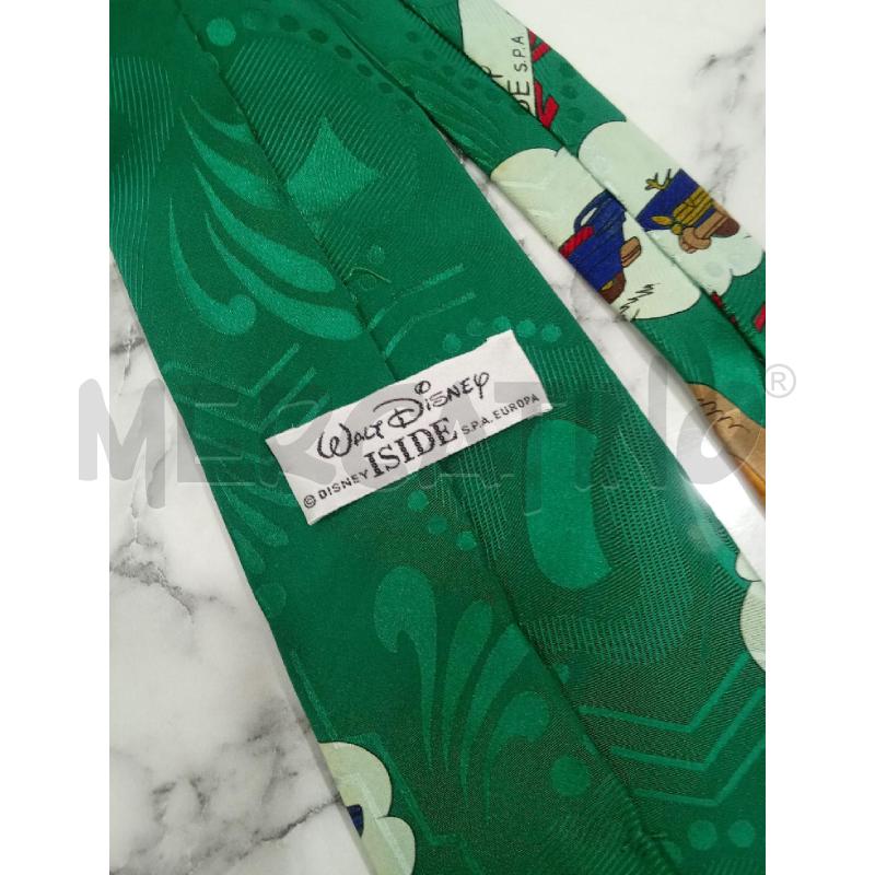 CRAVATTA VERDE DONALD DUCK DISNEY ISIDE 100% SETA | Mercatino dell'Usato Benevento 3