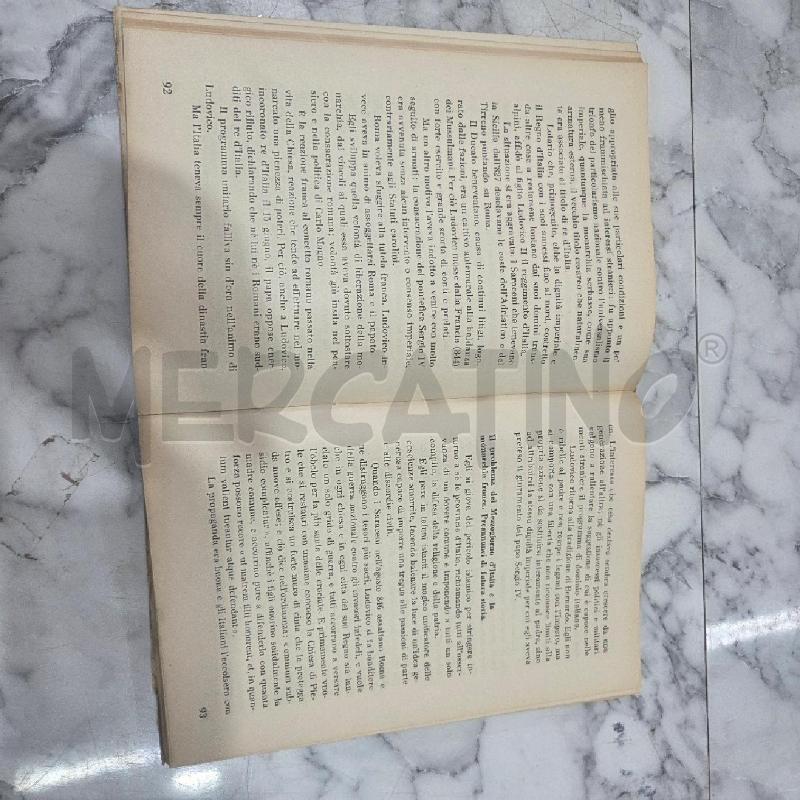 GENESI STORICA DELL'IDEA ITALIANA VOL 1 | Mercatino dell'Usato Benevento 3