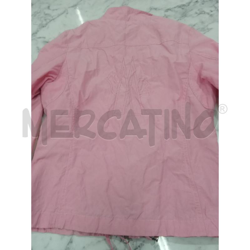 GIACCA BAMBINA ZIP ROSA MONCLER | Mercatino dell'Usato Benevento 3
