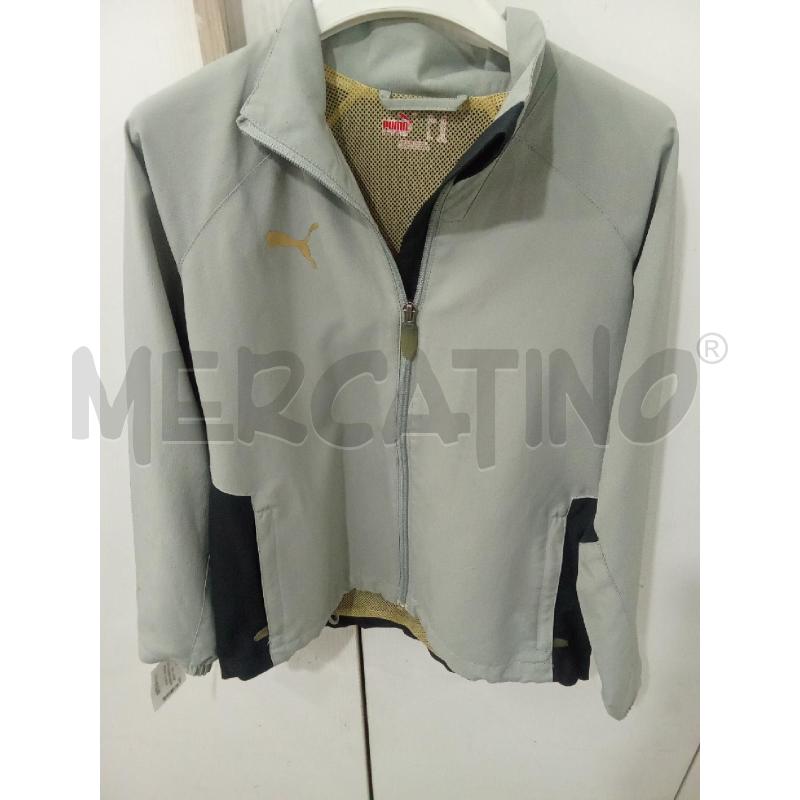 GIACCA BAMBINO GRIGIA PUMA ZIP  | Mercatino dell'Usato Benevento 1
