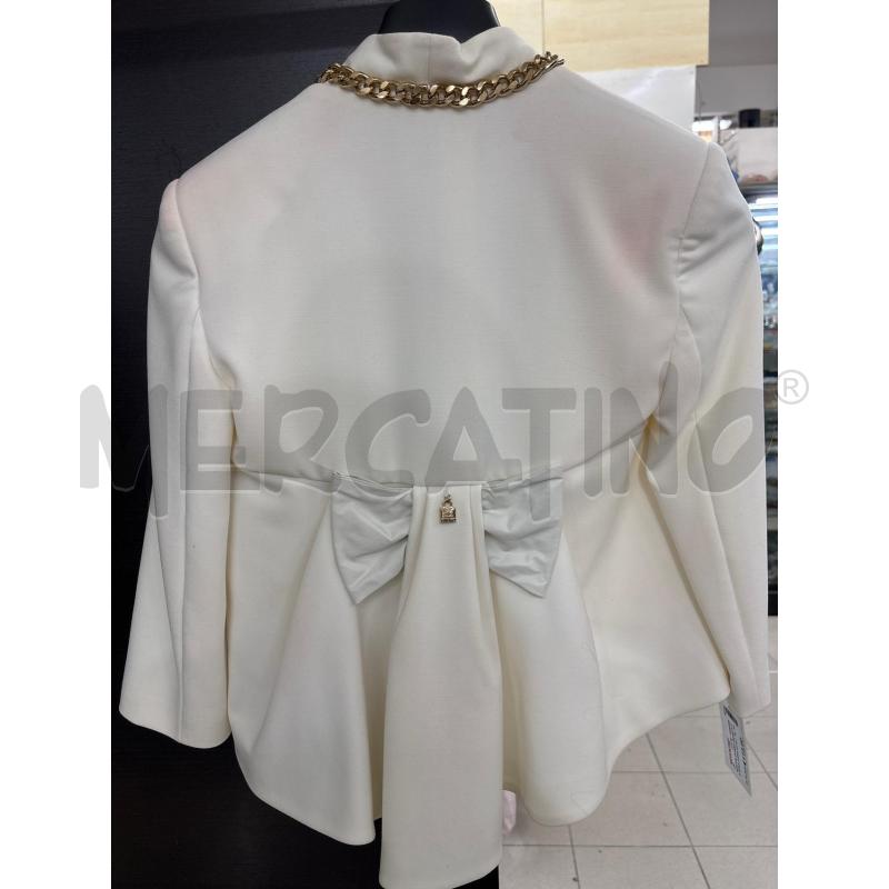 GIACCA DONNA BIANCA CATENA DORATA ELISABETTA FRANCHI | Mercatino dell'Usato Benevento 3