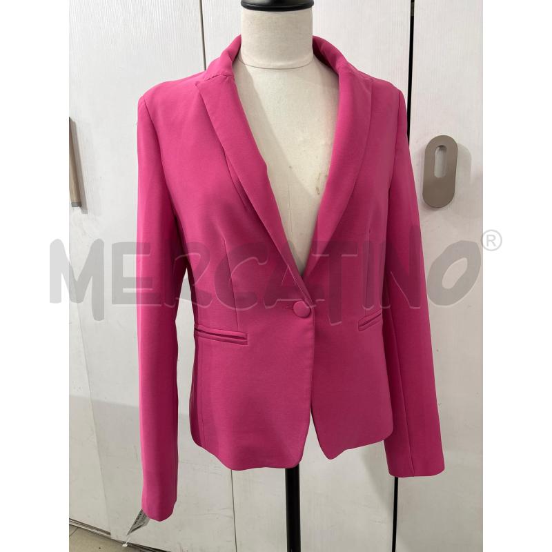 GIACCA DONNA FUCSIA UN BOTTONE GAIA GALLI MILANO  | Mercatino dell'Usato Benevento 1