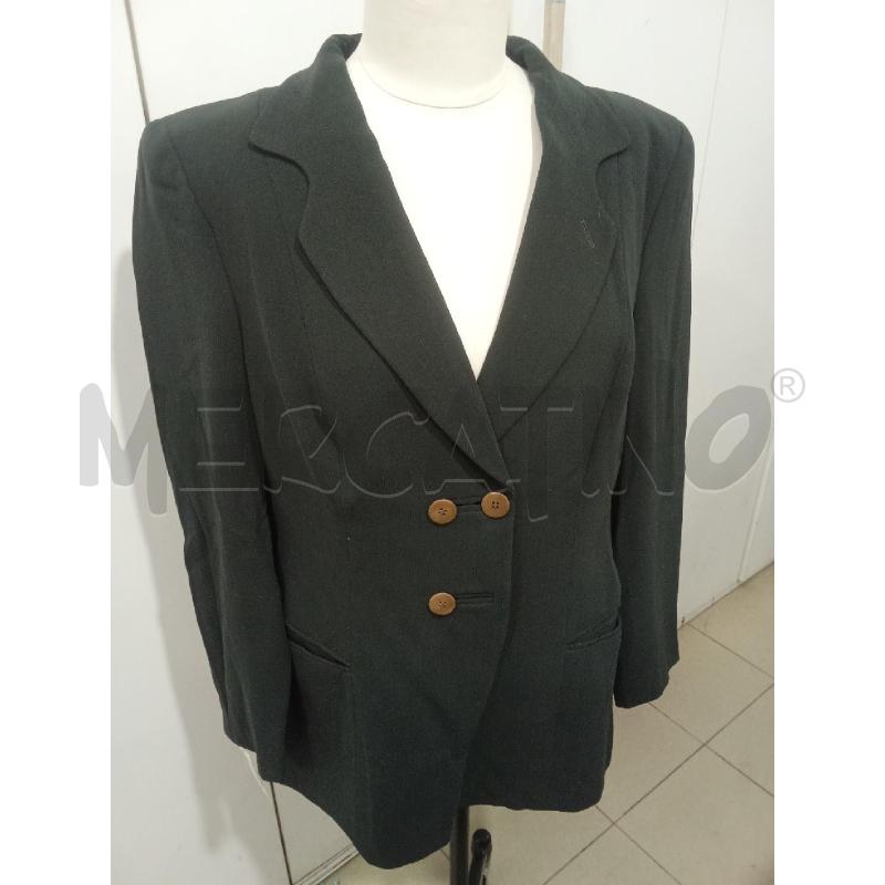 GIACCA DONNA NERA DOPPIO BOTTONE MARRONE GIORGIO ARMANI | Mercatino dell'Usato Benevento 1