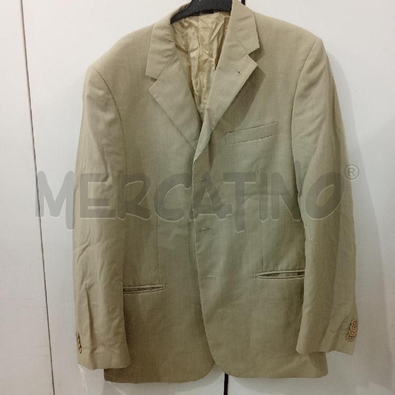 GIACCA UOMO BEIGE VALENTINO 3 BOTTONI  | Mercatino dell'Usato Benevento 1