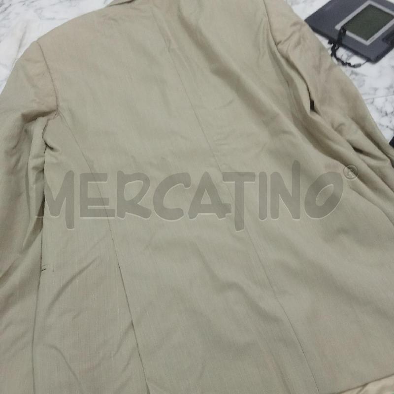 GIACCA UOMO BEIGE VALENTINO 3 BOTTONI  | Mercatino dell'Usato Benevento 3