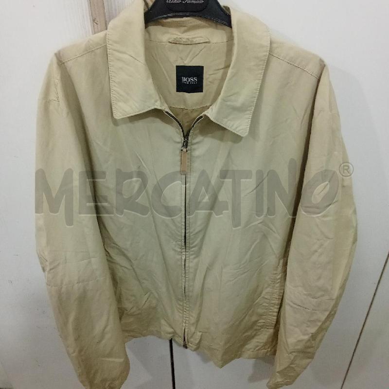 GIACCA UOMO BEIGE ZIP HUGO BOSS | Mercatino dell'Usato Benevento 1