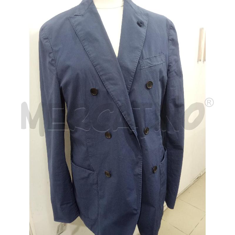 GIACCA UOMO BLU DOPPIOPETTO COTONE LARDINI | Mercatino dell'Usato Benevento 1