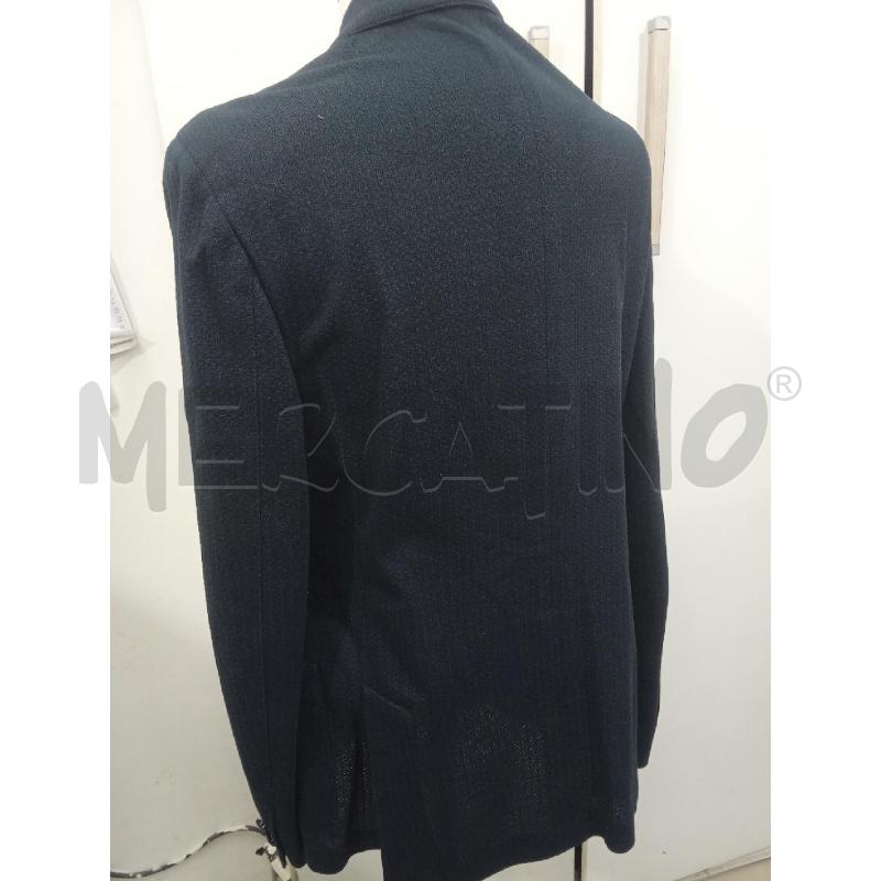 GIACCA UOMO BLU DOPPIOPETTO TRAMA LARDINI | Mercatino dell'Usato Benevento 3