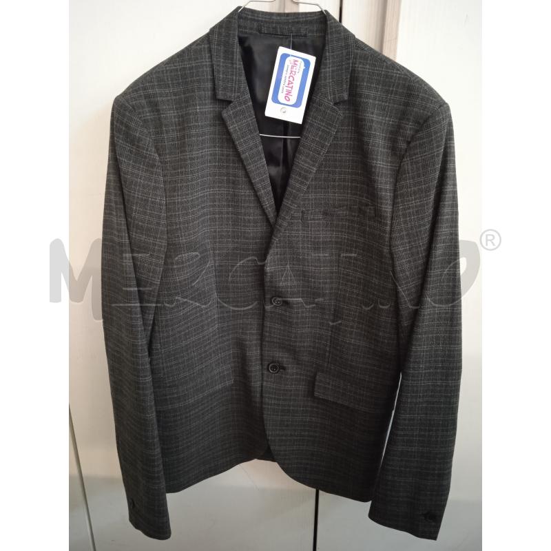 GIACCA UOMO H\u0026M GRIGIO LINEE | Mercatino dell'Usato Benevento