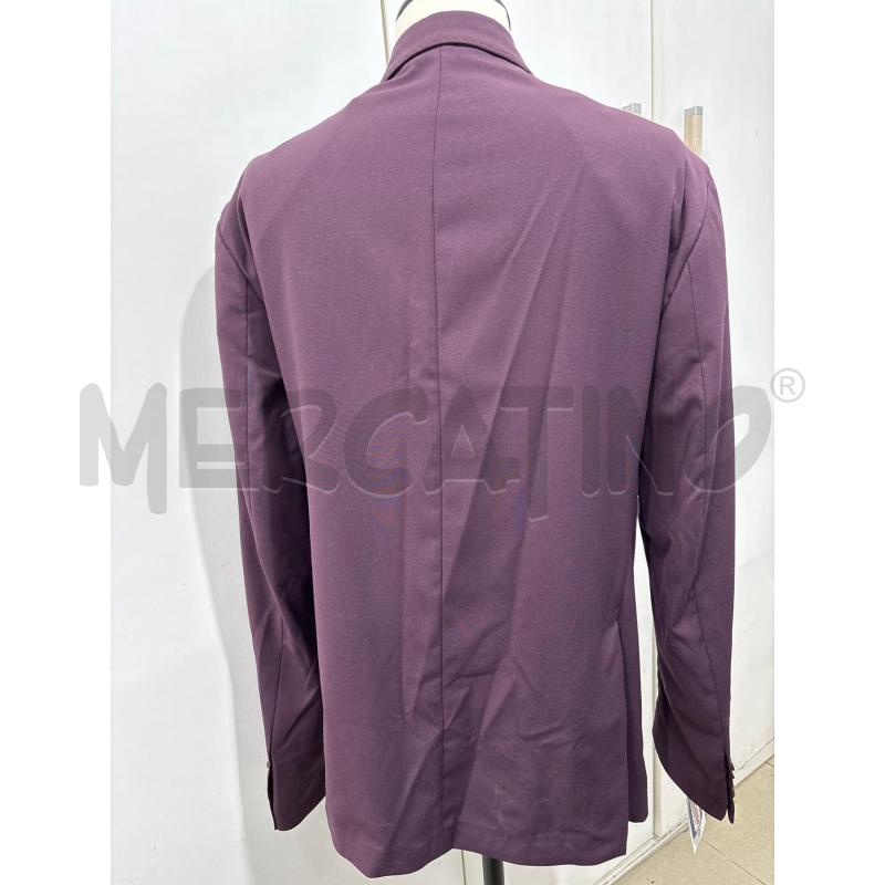 GIACCA UOMO VIOLA DUE BOTTONI HITCH MAN 100% FRESCO LANA | Mercatino dell'Usato Benevento 3