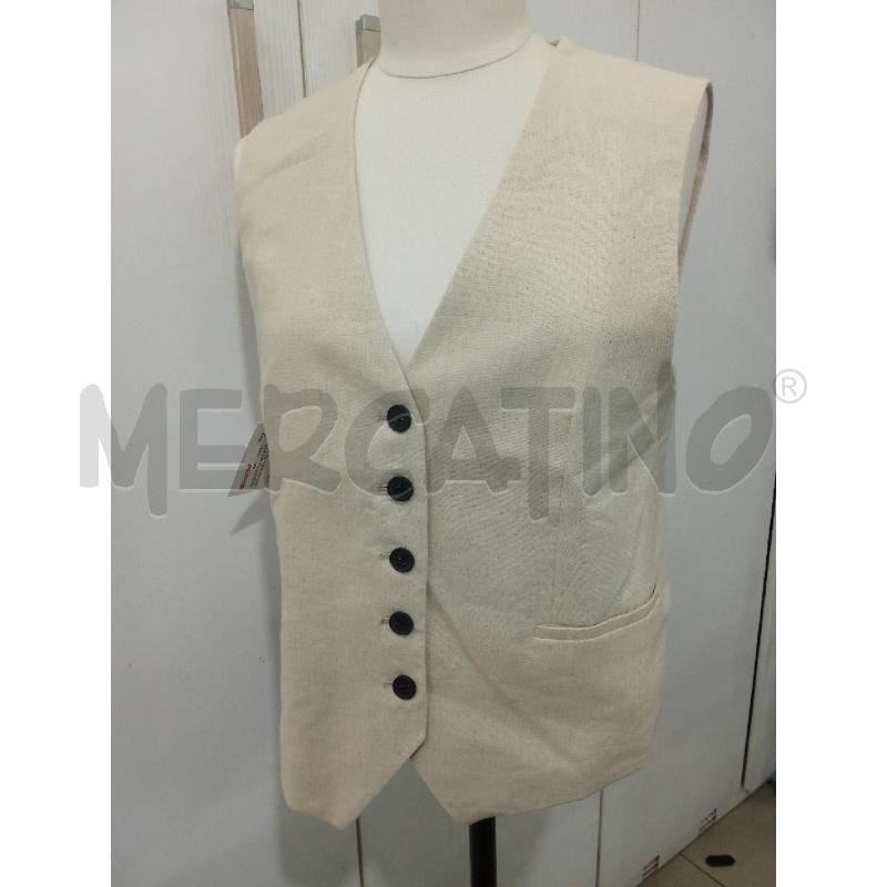 GILET DONNA BEIGE 5 BOTTONI ZARA | Mercatino dell'Usato Benevento 2