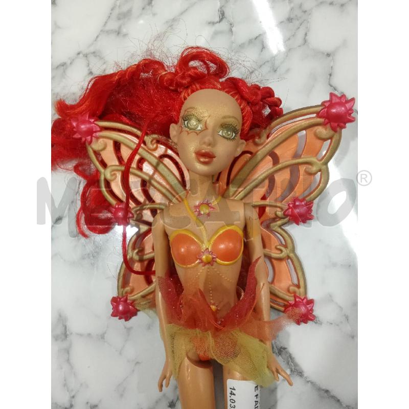 GIOCO BAMBOLINA BARBIE FAIRY ARANCIONE MATTEL 2006 | Mercatino dell'Usato Benevento 3
