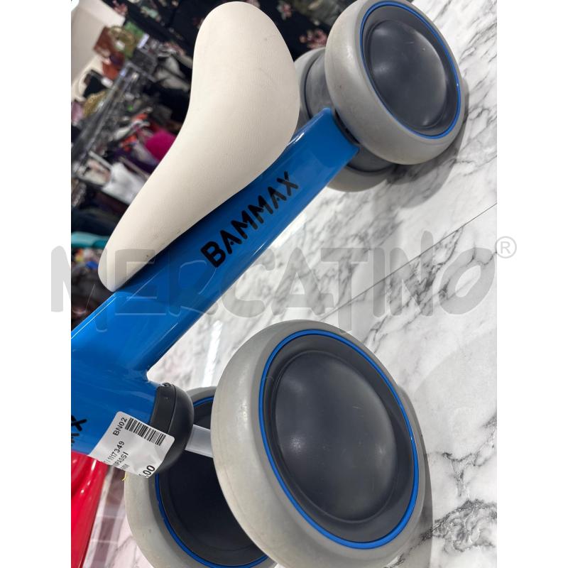 GIOCO BICI PRIMIPASSI BLU GRIGIO BAMMAX | Mercatino dell'Usato Benevento 2