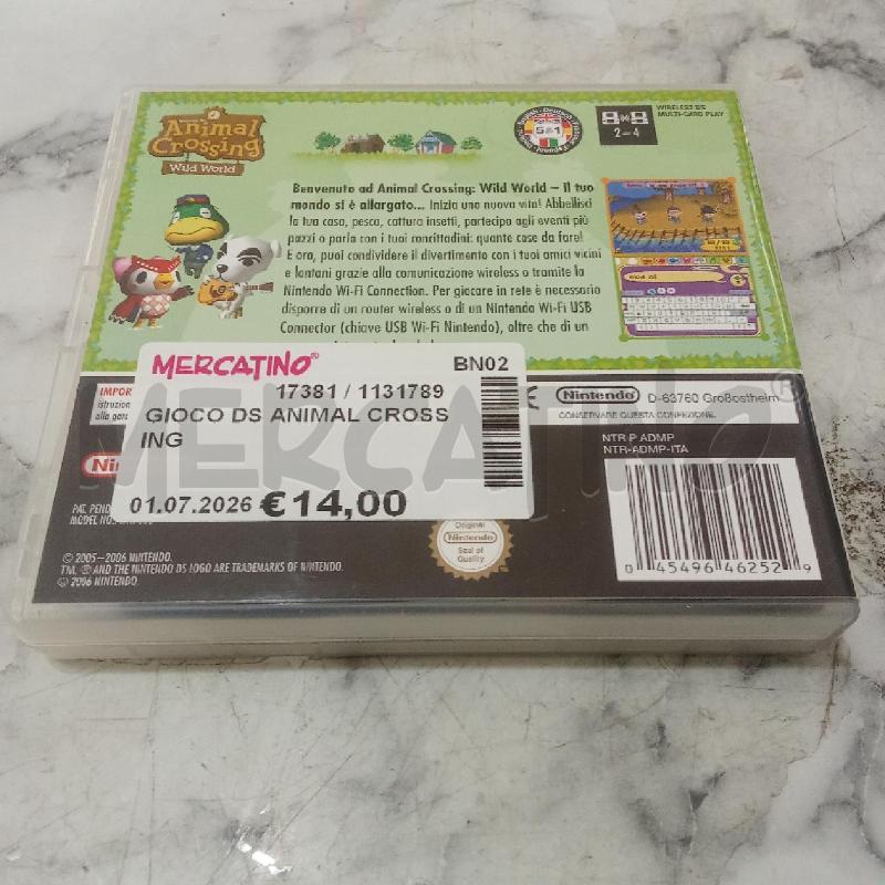 GIOCO DS ANIMAL CROSSING | Mercatino dell'Usato Benevento 2