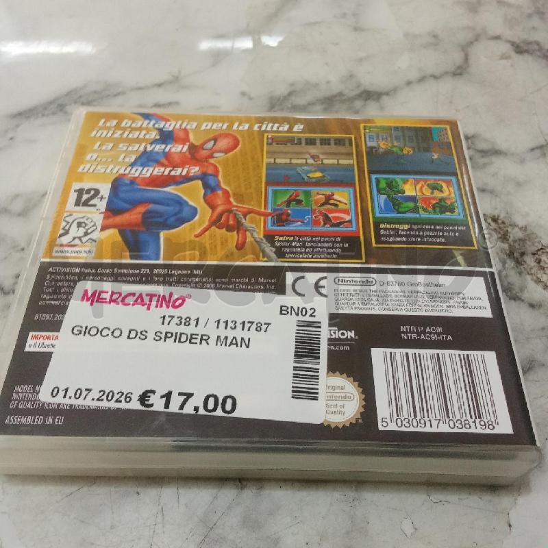 GIOCO DS SPIDER MAN | Mercatino dell'Usato Benevento 2