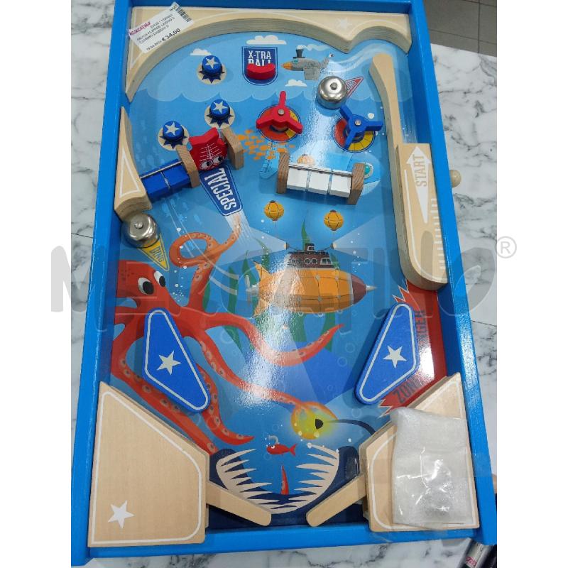GIOCO FLIPPER LEGNO AZZURRO DISEGNI SOTTOMARINI | Mercatino dell'Usato Benevento 4