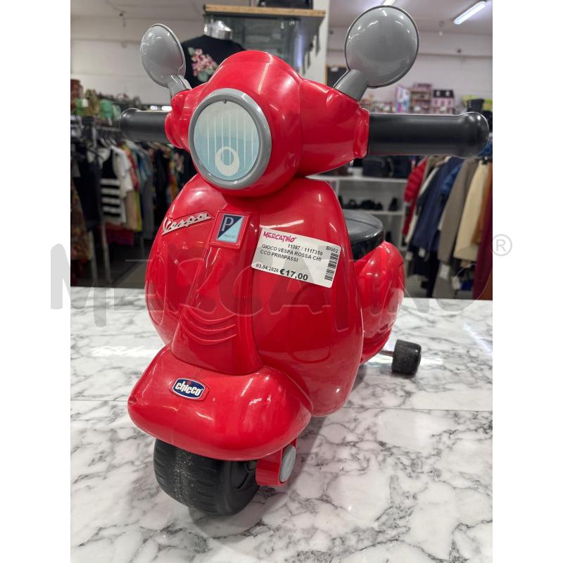 GIOCO VESPA ROSSA CHICCO PRIMIPASSI | Mercatino dell'Usato Benevento 1