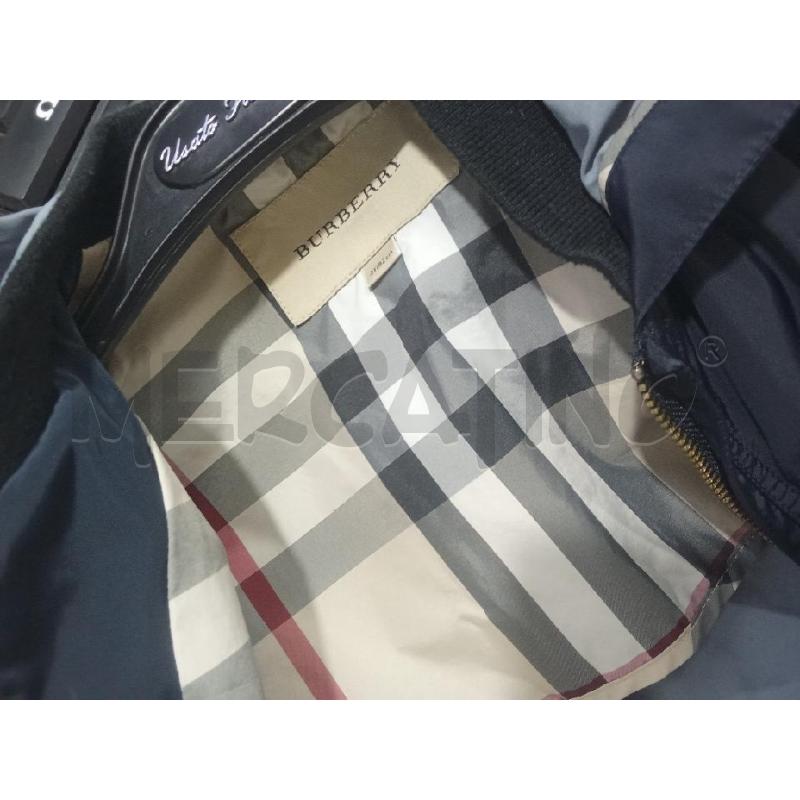 GIUBBINO BAMBINO A VENTO BLU BURBERRY INTERNO QUADRETTATO | Mercatino dell'Usato Benevento 3