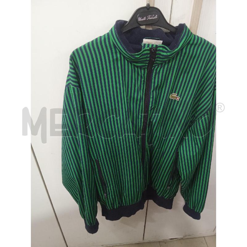 GIUBBINO UOMO LEGGERO BLU E VERDE RIGHE LA COSTE | Mercatino dell'Usato Benevento 1