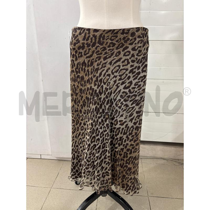 GONNA BEIGE ANIMALIER DOLCE E GABBANA  | Mercatino dell'Usato Benevento 1