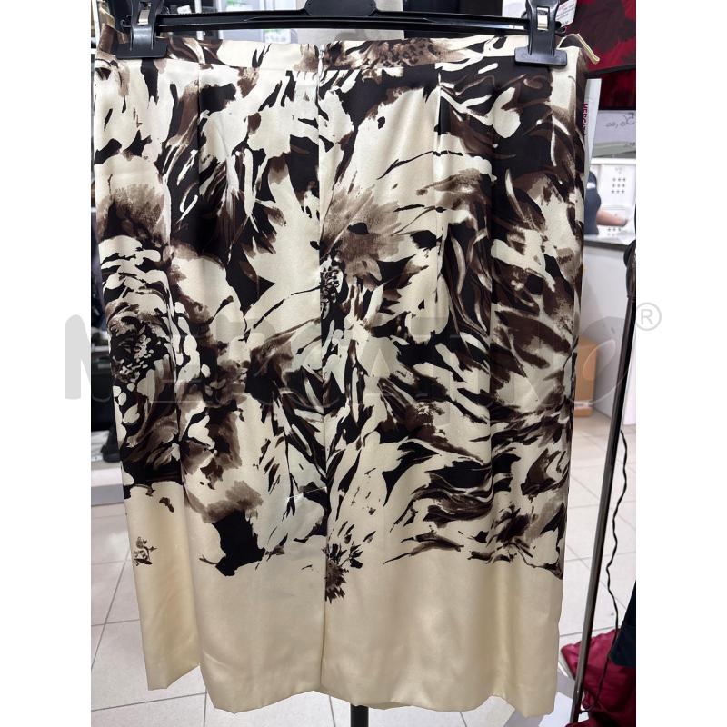 GONNA BEIGE E MARRONE MAX MARA PURA SETA | Mercatino dell'Usato Benevento 3