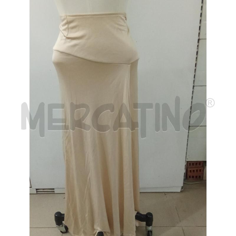 GONNA LUNGA BEIGE SPACCO GATTINONI | Mercatino dell'Usato Benevento 3
