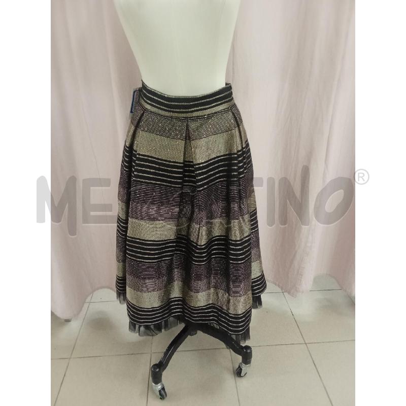 GONNA NERA E DORATA CON BORDO TULLE SPACE  | Mercatino dell'Usato Benevento 1