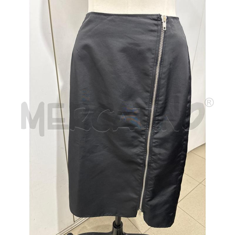 GONNA NERA ZIP LATERALE MAX E CO  | Mercatino dell'Usato Benevento 1