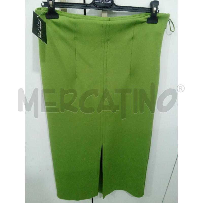 GONNA VERDE SPUGNA CON SPACCO MAX MARA LEISURE | Mercatino dell'Usato Benevento 1