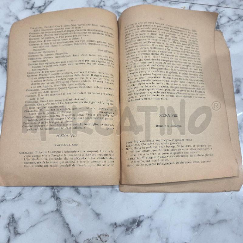IL GENIO BUONO E IL GENIO CATTIVO CARLO GOLDONI | Mercatino dell'Usato Benevento 5