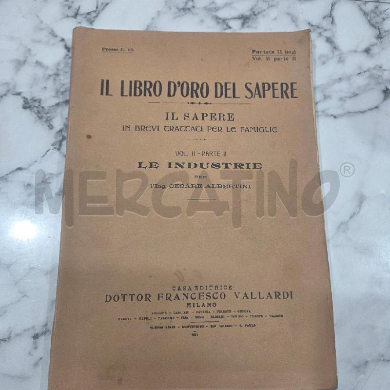 IL LIBRO D'ORO DEL SAPERE VOL II PARTE II | Mercatino dell'Usato Benevento 1