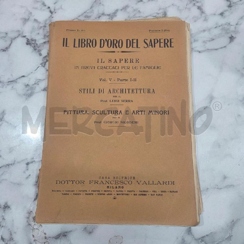 IL LIBRO D'ORO DEL SAPERE VOL V PARTE I E II | Mercatino dell'Usato Benevento 1