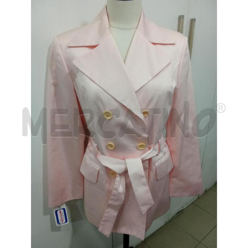 IMPERMEABILE DONNA CORTO ROSA BENETTON | Mercatino dell'Usato Benevento 1