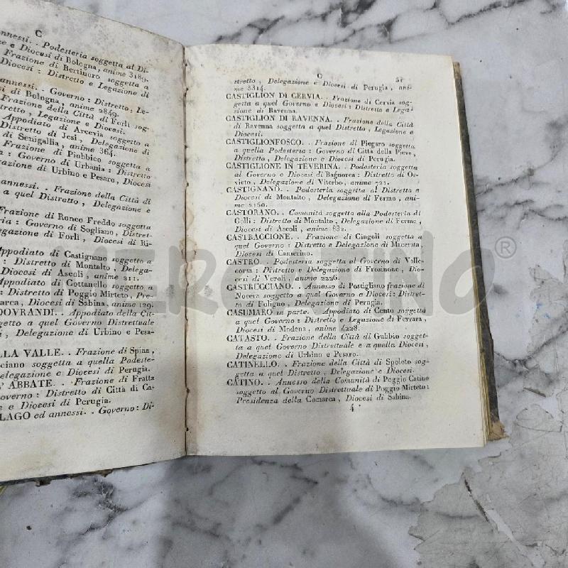 INDICE DELLO STATO PONTIFICIO 1828 | Mercatino dell'Usato Benevento 4